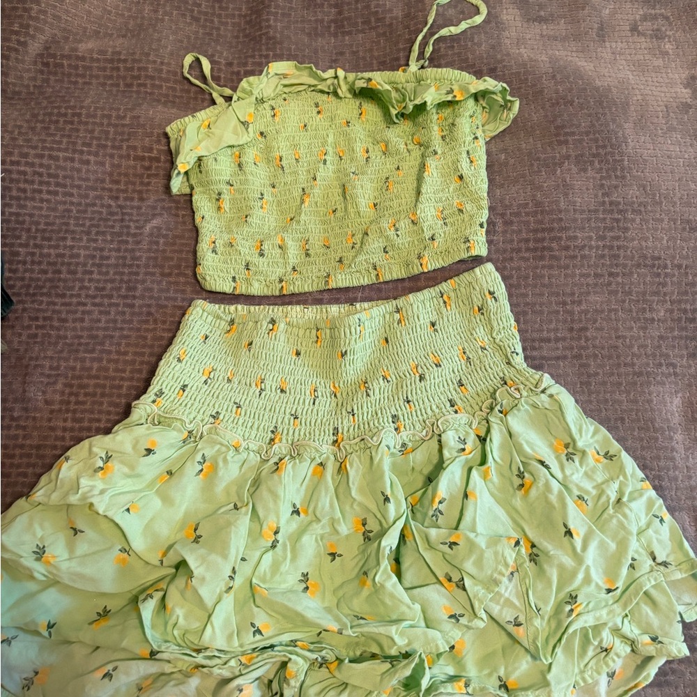 Hollister Light Green Lemon Set